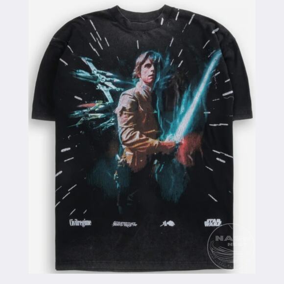 Civil Regime x Star Wars Luke Skywalker Tee M | Vintage Wash, Oversized NWT Gift - Picture 5 of 8